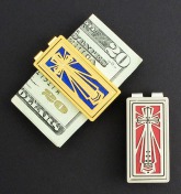 Nepal: Christian money in Christian money clips.