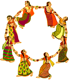 Gujarati Garba Dancers