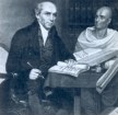 William Carey and a captive Hindu student of Christianism.