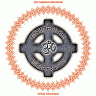 Fr. Bede Griffiths’ Om-on-Cross logo for his Shanti Vanam&nbsp;Ashram.