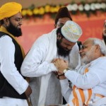 Narendra Modi with his Muslim constituency