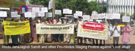 HJS protest against Love Jihad.