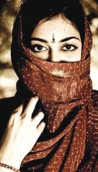 Hindu girl in a hijab!