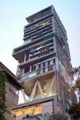Antilia: Mukesh Ambani's house on Altamount Road, Mumbai.