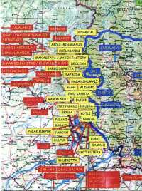 Map of secret terrorist training camps in Pakistan.