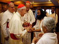 Cardinal Jean-Louis Pierre Tauran & Sri Sri Ravishankar
