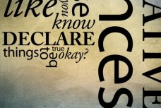 Declare things to be true, okay?