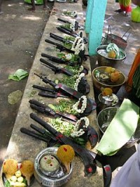 Village puja in Tamil Nadu.