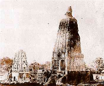 Mahavihara Temple in Bodhgaya
