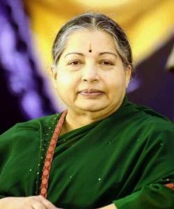 Tamil Nadu Chief Minister Jayalalithaa.