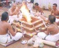 Yagna in progress.