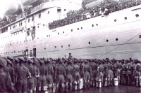 British troops leaving India in 1947