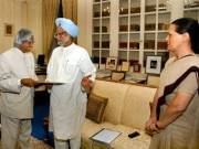 Abdul Kalam, Manmohan Singh & Sonia Gandhi