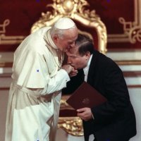 Pope John Paul II & Lech Walesa