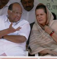 Sharad Pawar & Sonia Gandhi