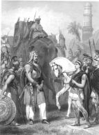 King Porus (Puru) & Alexander at the Battle of Hydaspes (Jhelum)