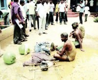 Bhangi protest in 2010 at Savanur, Karnataka
