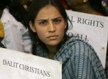 Dalit Christians protest against caste discrimination in the Church