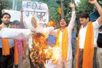 Protests against FDI