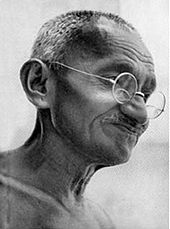 M.K. Gandhi in 1929