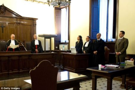 Vatican judge finds Pope's butler Paolo Gabriele (r) guilty of betraying his master Benedict XVI Vatican court