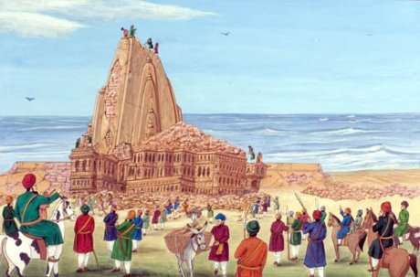 Aurangzeb's general order for the demolition of Hindu temples (9th April 1669) included the Somnath Temple in Gujarat.