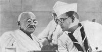 S.C. Bose & M.K. Gandhi in 1938