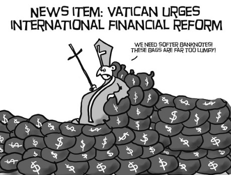 Pope urges international financial reform! Pope urges international financial reform!