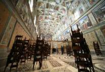 Sistine Chapel where the papal election is held.