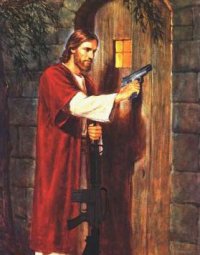Jesus with Gun
