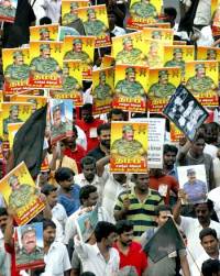 DMK Tamils protest in Chennai