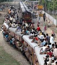 Passenger train in India