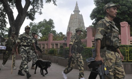 NIA team at Bodh Gaya