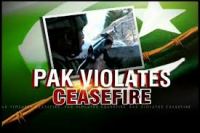 Pakistan crosses LoC and violates ceasefire.