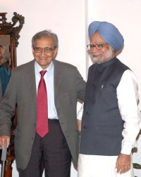 Prof. Amartya Sen & PM Manmohan Singh