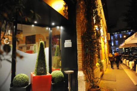 Europa Gay Club entrance in the Vatican-owned building.