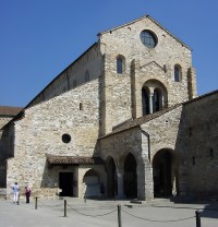 Aquileia Basilica: Belief in reincarnation was outlawed by the Council of Aquileia in 553 CE. 