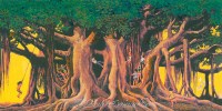 Hinduism can be symbolised by a banyan tree with its many roots and trunks which constitutes the Whole.