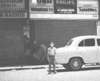 Titu at the Suresh Radio Shop, Agra.