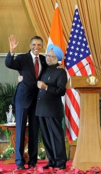 Barak Obama & Manmohan Singh