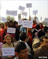 Nepali Christian converts demanding cemetary land belonging to the Pashupati Shiva Temple, Kathmandu
