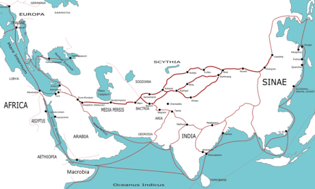 Transasia trade routes 1st century CE