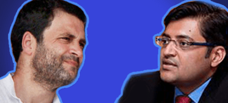 Rahul Gandhi & Arnab Goswami