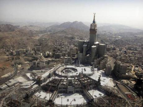 Grand Mosque (center), Mecca