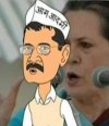 Arvind Kejriwal & Sonia-G