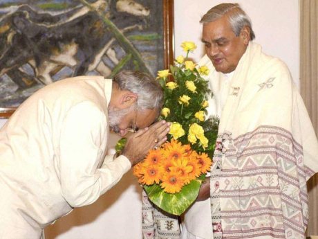 Narendra Modi & Atal Bihari Vajpayee