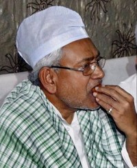 Nitish Kumar at Iftar party