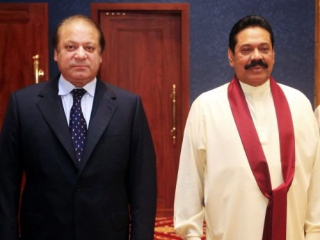 Nawaz Sharif & Mahinda Rajapaksa