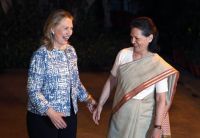 Hillary Clinton & Sonia Gandhi