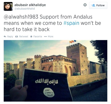 Aljafería Palace in Zaragoza, Spain